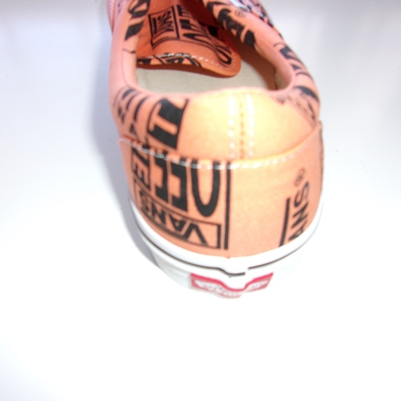 Vans NWT Era (Logo Mix) Tangerine Mens Skater - Picture 4 of 7